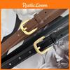 Stylish Genuine Leather Women's Belt For Versatile Outfits In Brown And Black Colors