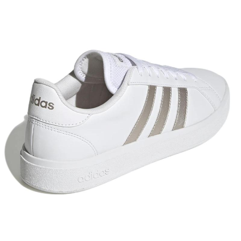 Adidas Neo Grand Court 'White Platinum Metallic' Women's Sneakers GW9263