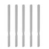 10pcs Stainless Steel Nail Files with Anti Slip Handle 4 Sides Double Sided Metal Nail Files 130mm