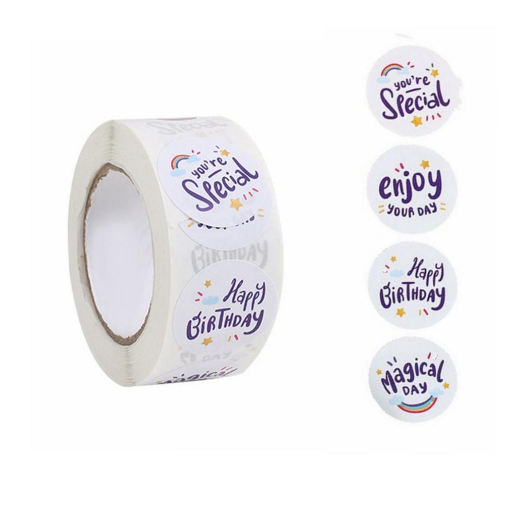 Custom Items Custom Label Sticker Happy Birthday Scrapbooking & Stamping X080