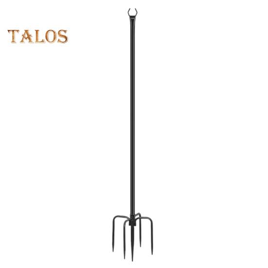 

Струнный столб 10 футов с покрытием из металла с вилкой, уличный фонарь с шипами, держатель для гирлянды для патио, террасы, сада, свадебной вечеринки, декора 1pc