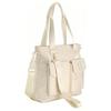 FILA Fusion Fashion Sports Fabric Shoulder Crossbody Tote Bag Unisex bags Milk-White T13U413141FIV