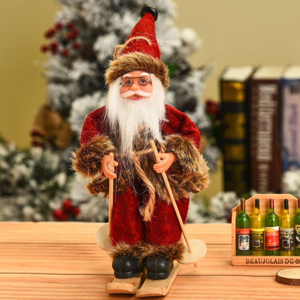 New Year Xmas Tree Ornament Party Supplies Santa Claus Doll New Home Decoration  Christmas