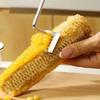 Set of 2 Stainless Steel Corn Peeler Practical Corn Cobs Remover Innovative Corns Processing Tool Kitchen Utensils