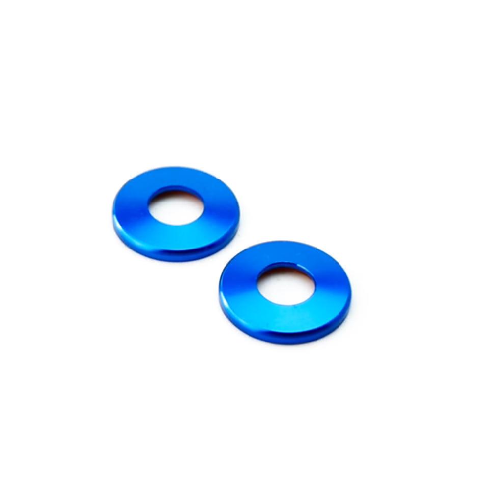 Blue Aluminum Decorative Door Lock Knob Covers For Mercedes C E S GLC GLE Class