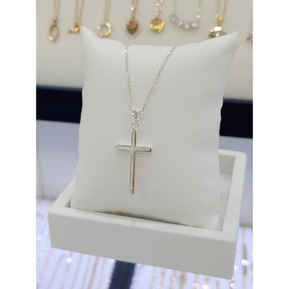 Pachichi Savezone05 Silver Unisex Cross Necklace Ss1127316 (27380732)