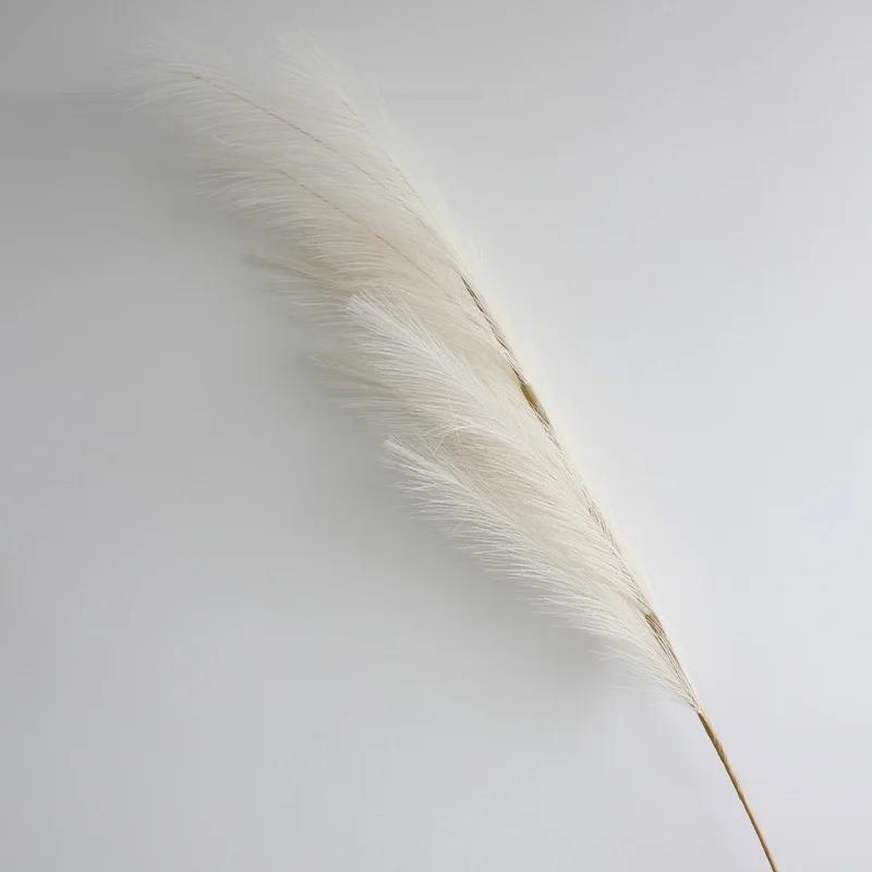 

Fluffy Tall Pampas Grass Boho Decorative Artificial Flowers Home Bedroom Decoration Reed Wedding Party Christmas Decor Flower бежевий