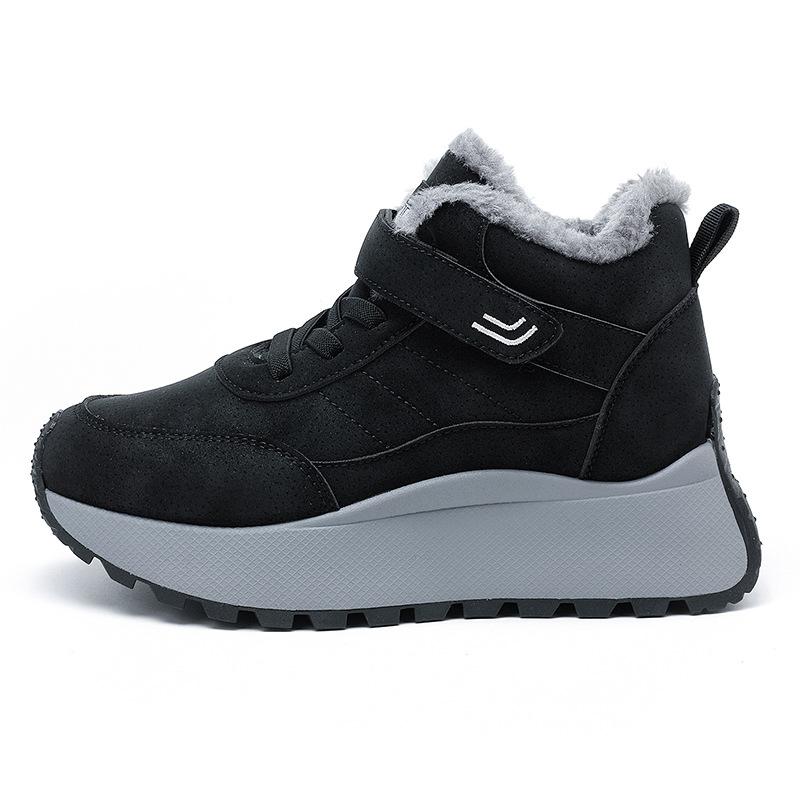 

Women s thick-soled winter lightweight warm one-step padded snow boots non-slip wear-resistant casual sneakers Martin cotton boots sneakers 35