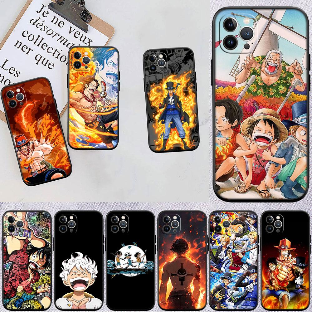 One Piece ACE Sabo Luffy Phone Case for OPPO A40 A60 A80 A15 A16 A16K A12 A17 A17K A54 A54S A53 A53S A55 A56 A57 A98 F23