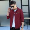 Chaqueta Casual Nueva para Hombre de Primavera y Otoño Chaqueta Deportiva Casual con Cuello Alto Marca de Moda Versátil Ropa de Hombre