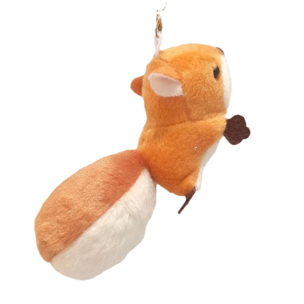 Long Tail Squirrel Plush Toy Pendant Doll Dolls Furry Doll Bag Hanging Clothing Accessories