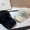 Șapcă de baseball personalizată cu strasuri neregulate Modă franceză șapcă casual periată cu franjuri industrie grea