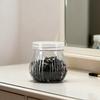 WTEMPO DIY Empty Decorative Jars Transparent Plastic Jars with Smooth Screw-on Lids Home Mini Items Organization and Storage Jars