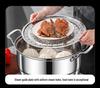 Three-Layer 304 Steel Steamer Pot with Large Capacity for Multi-Functional Cooking