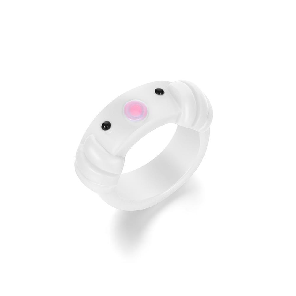Anello in Resina a Forma di Rana Cartone Animato Bizzarro: Stile Carino e alla Moda per l'Indice o il Dito dell'Articolazione