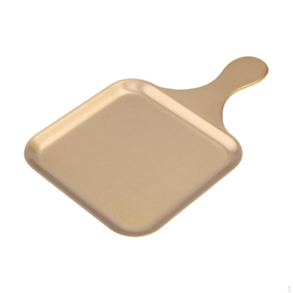 Cake Tray Serving with Handle Creative Decorate Multipurpose Snack Plate Decorative