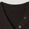 She S miSS V Neck Button Slim Knit SSkpop12070 Br