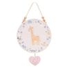 Celebrations Petit Cheri Giraffe Baby Girl Plaque