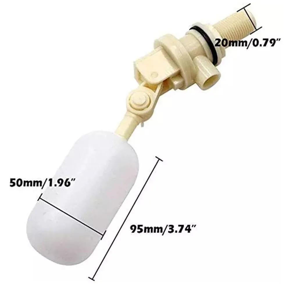 ABS Plastic Valve Float Valve Float Water Level Principle High Pressure Resistance Sealing Effect Water Tank Maintenance