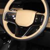 For Land Rover Range Rover Evoque Velar Sport 2025-2025 ABS Carbon fibre Car Steering Wheel Decorative Frame Sticker Accessories