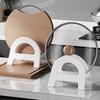 Adjustable Cutting Board Holder Pot Lid Stand Auto Width Adjustment Multi-Purpose