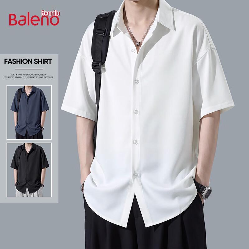 Baleno Men s Short Sleeve Lapel Shirt XL