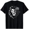 Strong & Courageous Joshua LION BLACK T-Shirt 1807,men&women Unisex T-shirt