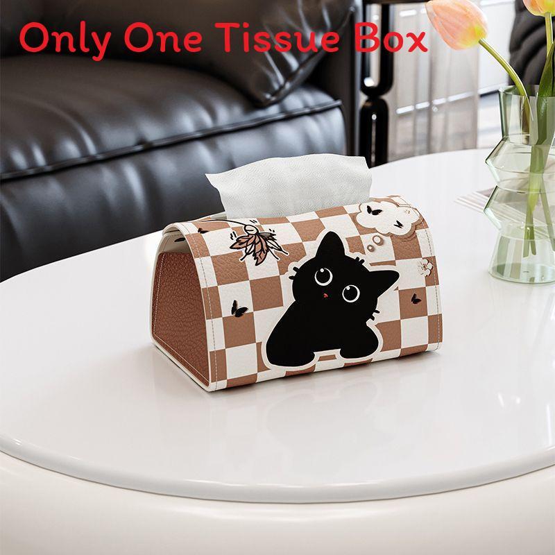 Cute Dog Car Tissue Holder With Material For Car Home Use