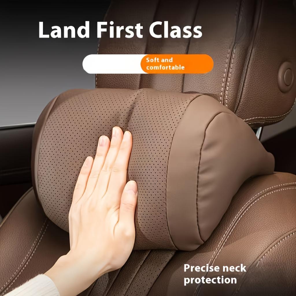 1pc Car Headrest Pillow - Ultra-Soft Breathable Design with Pressure Relief, Fit for Most Vehicles, Durable Premium Material for Long Drives