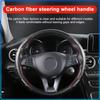 Non-Slip Universal Carbon Fiber Car Steering Wheel Cover For Volvo Rdesign XC90 S60 XC60 V70 S80 S40 V50 V40 V60 C30 S70