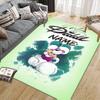 Custom Name,Diddl Home Sofa Decoration for Living Room & Bedroom, Non‑Slip Play Flannel Floor Mat for Game Room