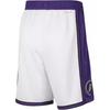 Nike Dri-Fit Los Angeles Lakers Logo Print Colorblock Dry-Fit Athletic Shorts Men Bottoms White DO9661-100