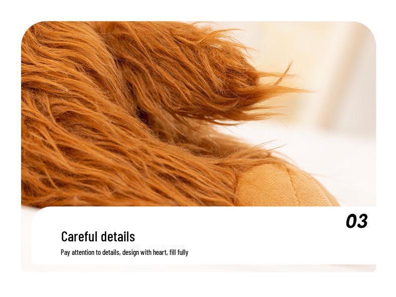 Highland Cow Plush Toy - Long-haired Scottish Cattle Simulation Doll