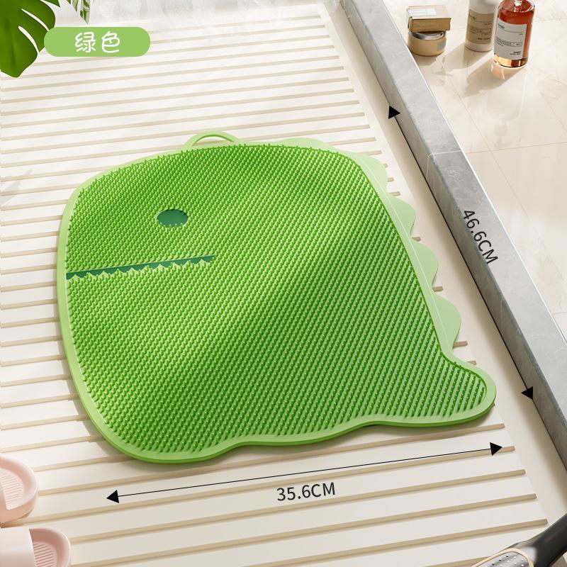 1PC little dinosaur foot rubbing massage artifact to remove dead skin artifact bathroom bath mat foot stepping foot rubbing foot non-slip floor mat