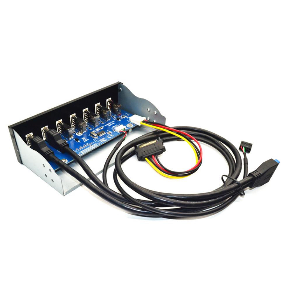 5.25 inch Desktop Front Panel 19 Pin to 2 USB 3.0+4 USB 2.0+BC1.2 Fast Charger