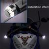 2pcs 12v Cnc Turn Signal Motorcycle Led Handle Bar End Blinker Flashing Lamp For 22mm Handlebar