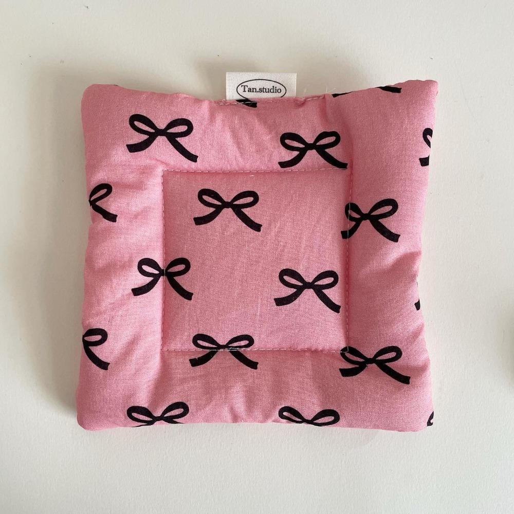 Cute Butterfly Knot Cup Mat Heat Resistant Non-slip Insulation Pad Hand Made Cotton Coaster