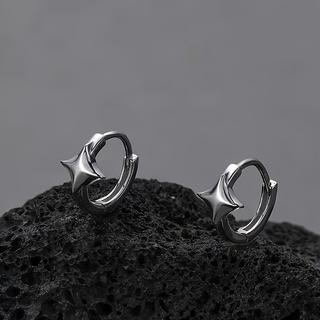 

Fashion Trend Copper Color Irregular Spike Hanging Earrings for Men and Women Unique Hip Hop Rock Party Zircon Accessories