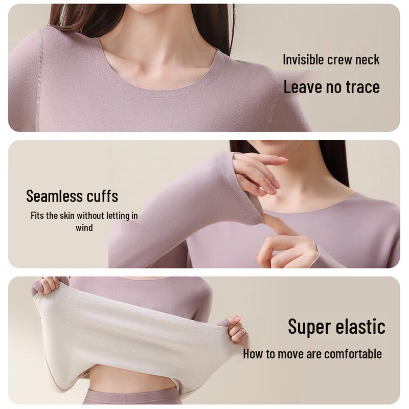 Yiershuang Women's Heat-Generating Thermal Underwear Set