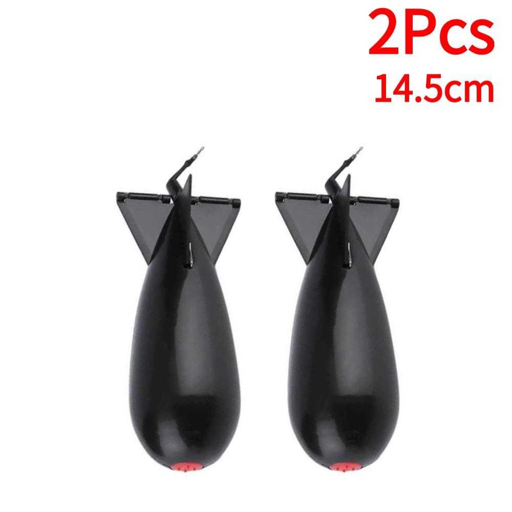 2-10 Stück Karpfenfischen Raketen Futterkörbe 14,5cm 19cm Bombarden Schwimmer Köderhalter Behälter Pellet Futterkörbe Positionierangelwerkzeug