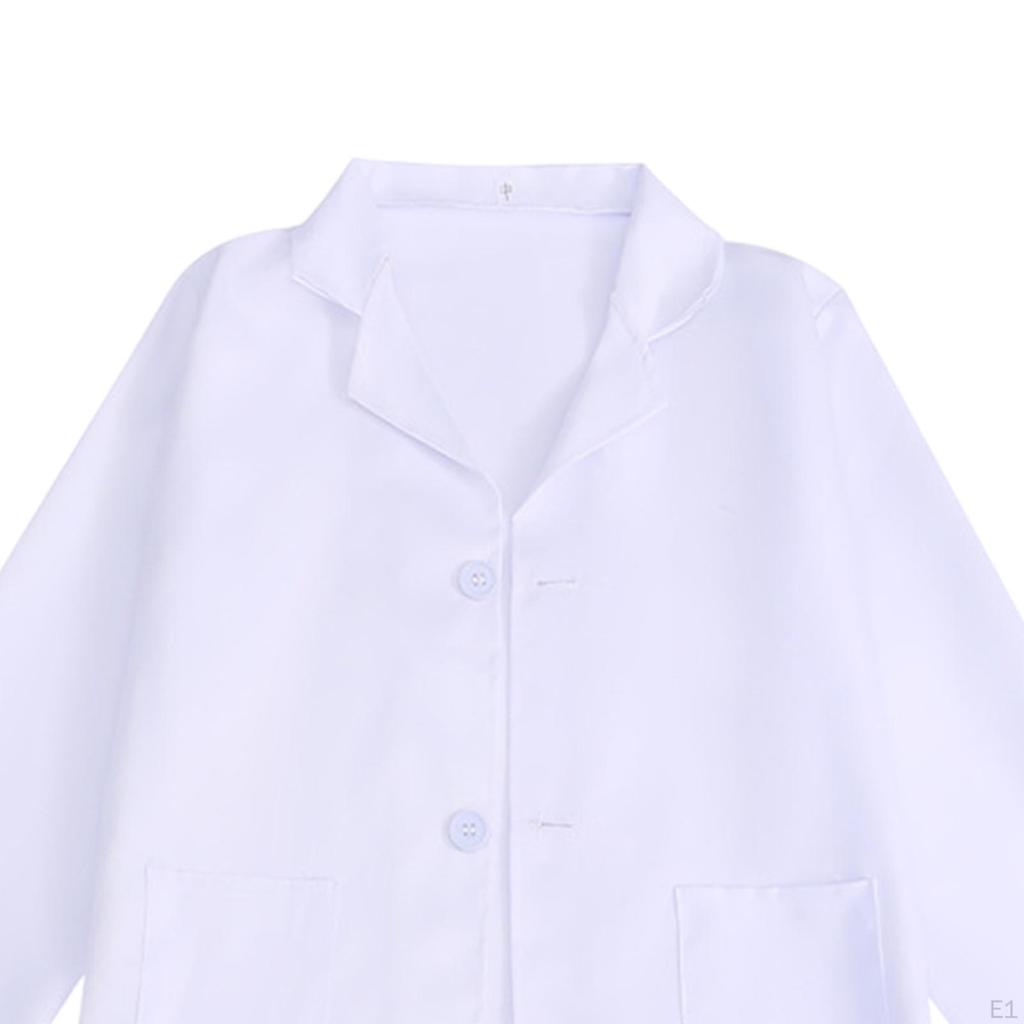 Children's Lab Coat for Role Play, Doctor Costume Kids, Long Sleeve Outfit Dress Up
