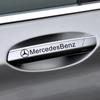 4pcs Car Door Handle Stickers Accessories For Mercedess Benz AMG W202 W203 W204 W205 W210 W211 W212 W213 W177 V177 W176 SL W169 FI1