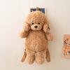Teddy Bear Plush Backpack for Kids Cute Puppy Toy & Snack Bag Soft Girls Shoulders Bag Preschooler Schoolbags for Daycare Picnics