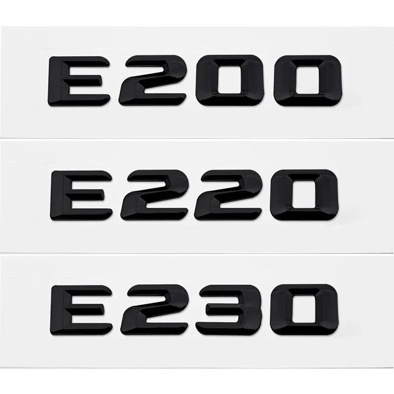 SXFA2 Car Rear Trunk Emblem Letter Badge for Mercedes Benz E53 E55 E63 E200 E220 E230 E240 E250 E260 E Class
