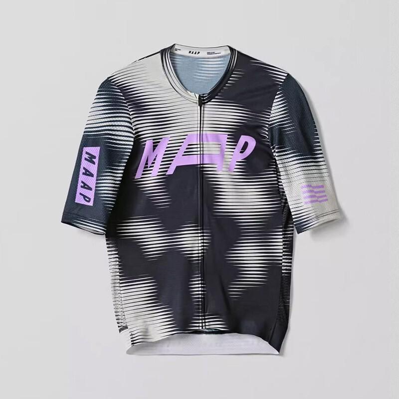 MAAP Style Unisex Cycling Jersey Short Sleeve Long Breathable Quick Dry Bike Riding Apparel Road MTB