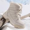 Winter Snow Boots Plush Warm Cotton Shoes Wear-resistant Windproof Sports Outdoor Hiking Shoes High-top Women's Boots