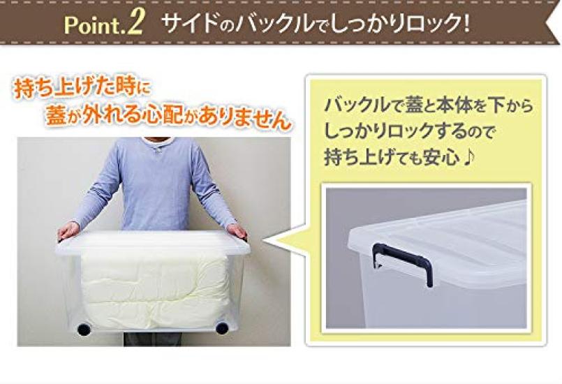 IRIS OHYAMA Tough Carry, NavyClear, 35 x 75 x 2.5mm, TFC-440, Set of 6