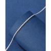 925 Sterling Silver Twisted Hemp Rope Necklace - Unisex Retro Braided Clavicle Chain