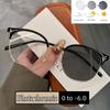 Smart Outdoor Changing Color Minus Diopter Eyeglasses Trendy Photochromic Myopia Glasses Near Sight Sunglasses Optical Eyewear
