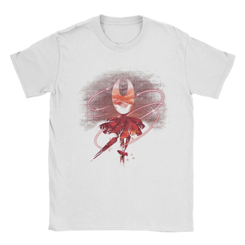 Men Hollow Knight Silksong The Hornet T Shirts  Cotton Clothes Cool Short Sleeve Round Collar Tees Unique T-Shirts